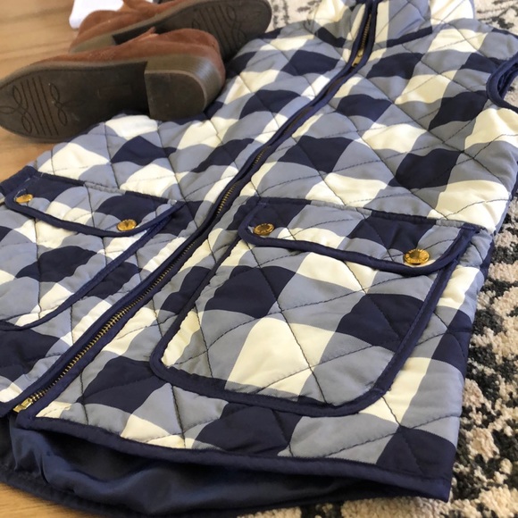 Artisan NY buffalo check zip vest S - Picture 2 of 9